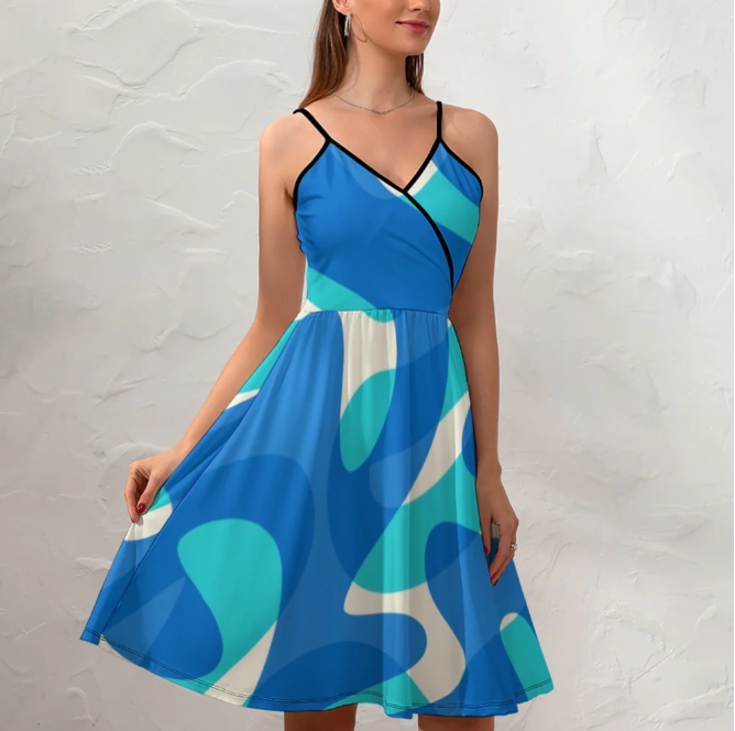 Women's Elegant Suspender Dress