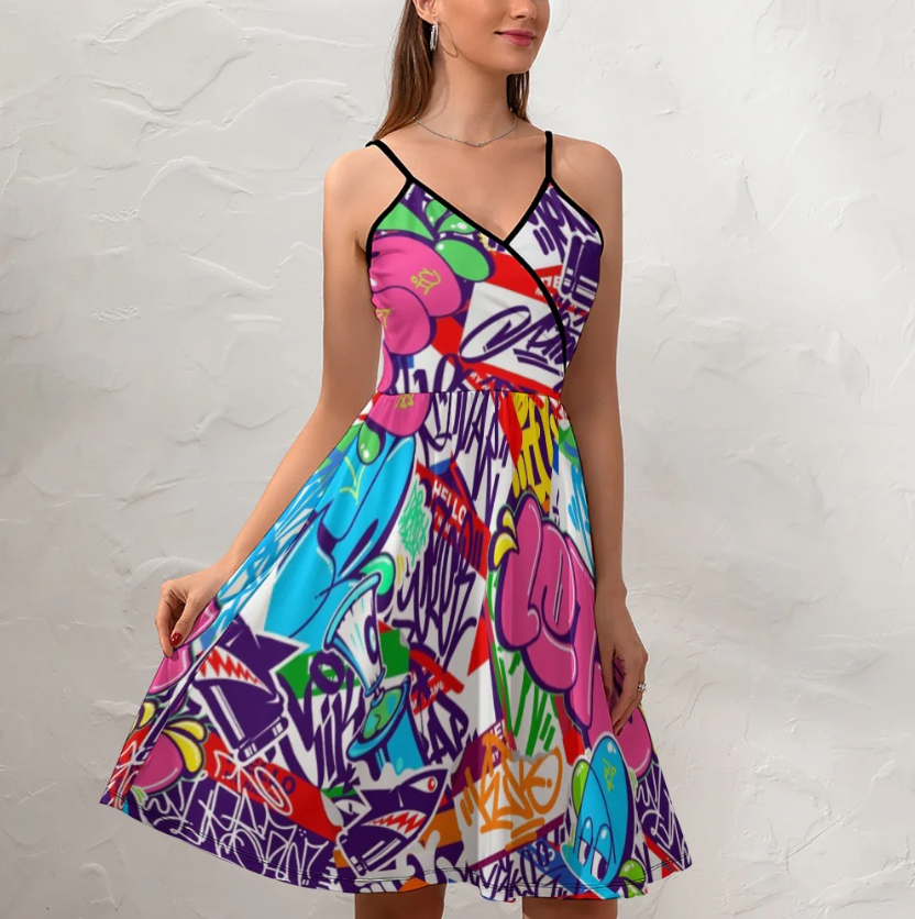 Women's Elegant Suspender Dress