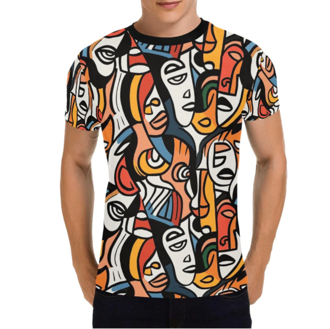 Men's All Over Print T-shirt (USA Size) (Model T40)