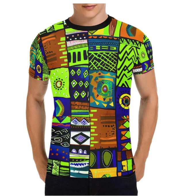 Men's All Over Print T-shirt (USA Size) (Model T40)