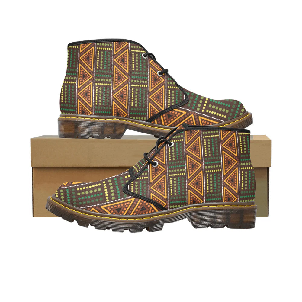 Men's Canvas Chukka Boots (Model 2402-1)
