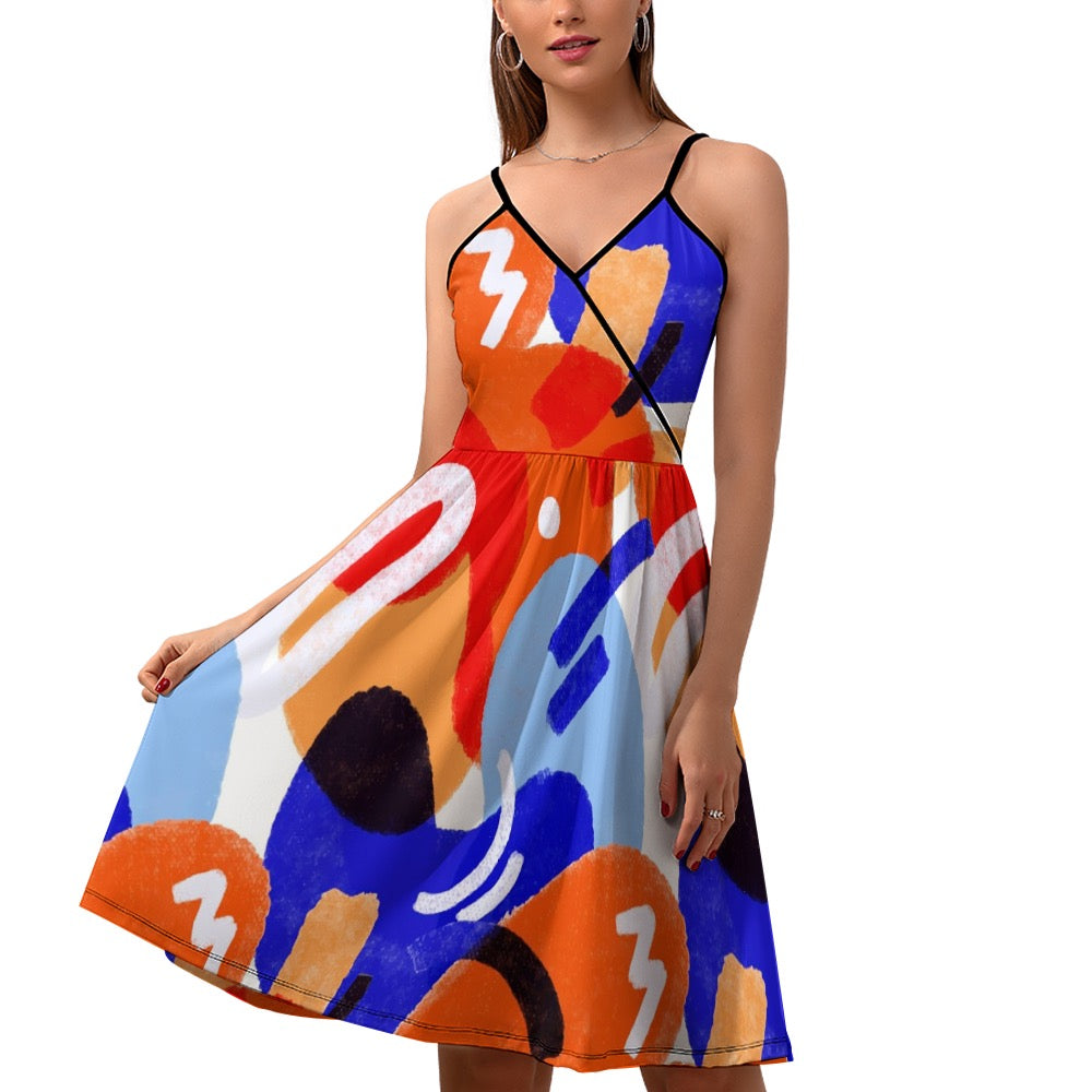 Women's Elegant Suspender Dress