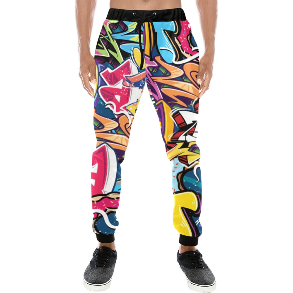 Men's All-Over Print Jogger Sweatpants