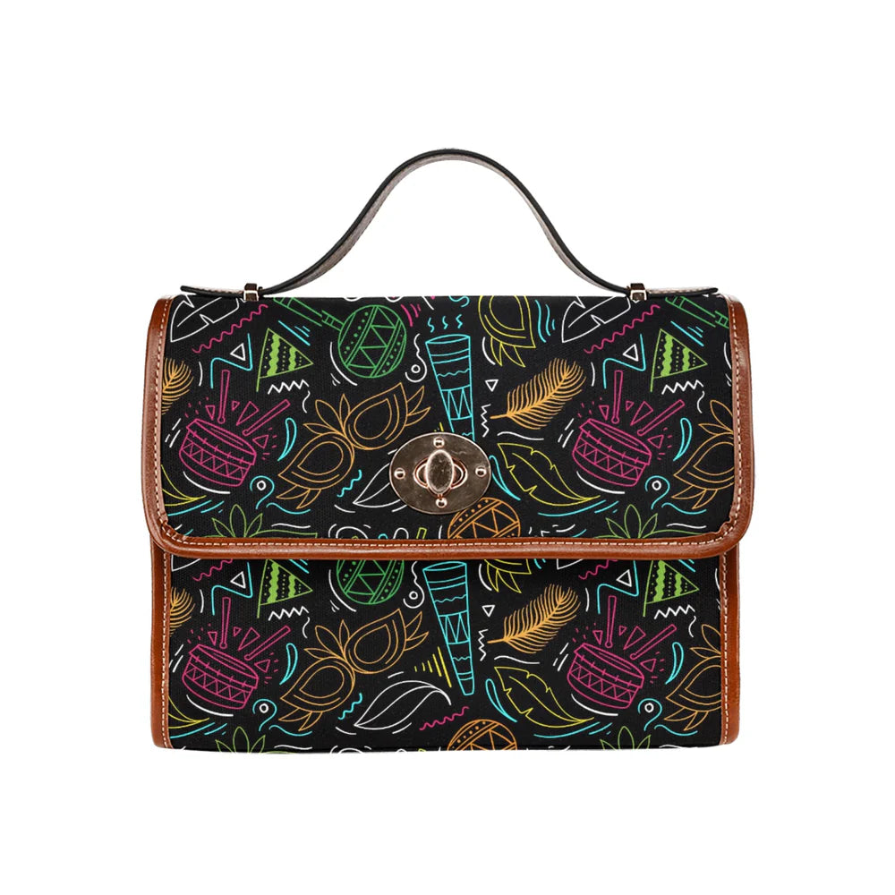 Waterproof Canvas Satchel (H1641)