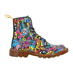 Men's Lace-Up Canvas Boots (Model 1203H)
