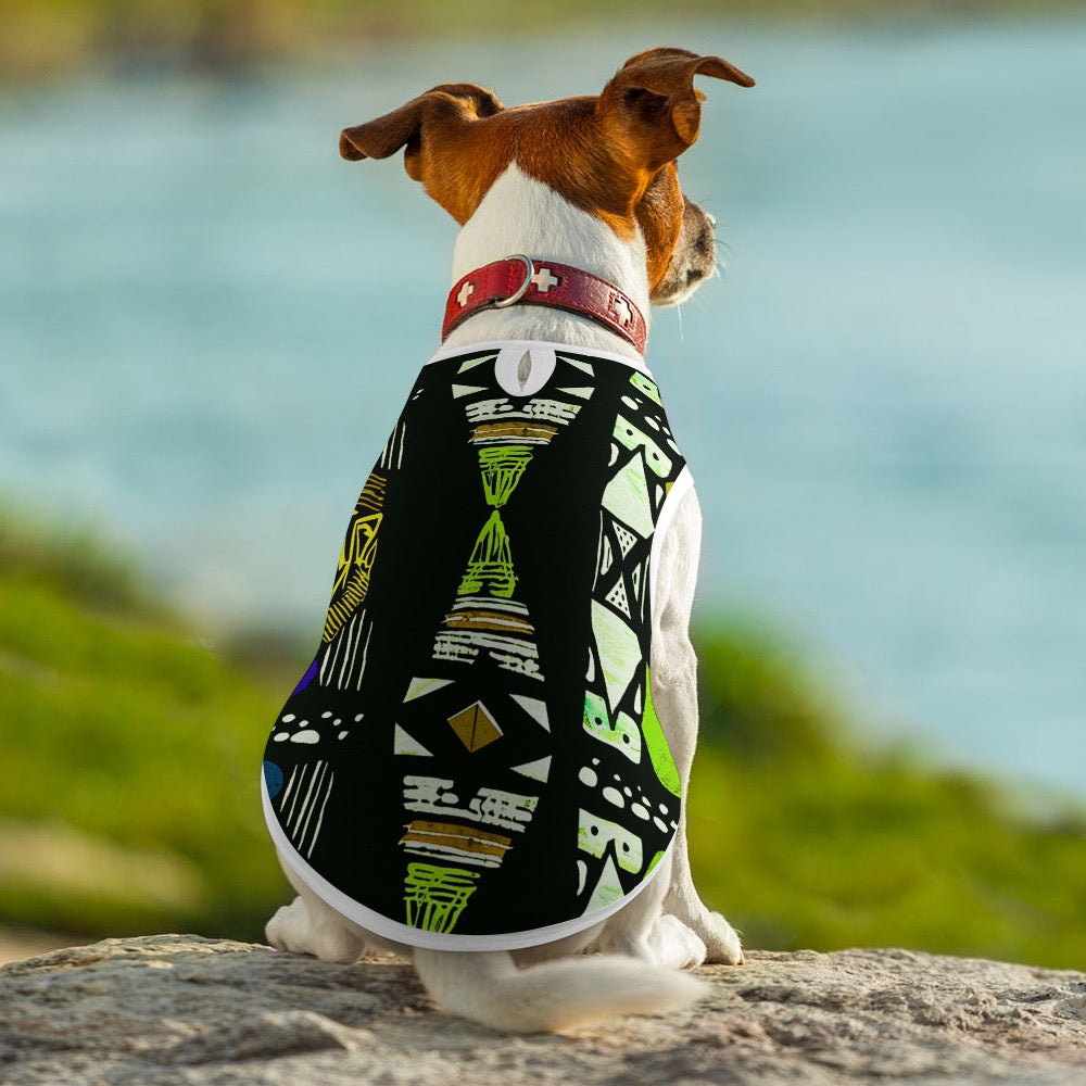 Tribal Geometric All-Over Print Pet Vest