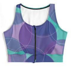 Yoga Zipper Vest New Tie-Dye