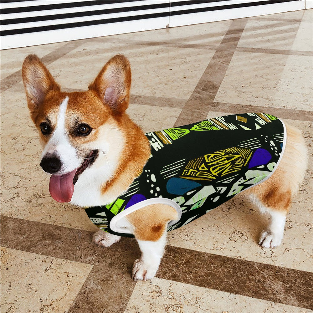 Tribal Geometric All-Over Print Pet Vest