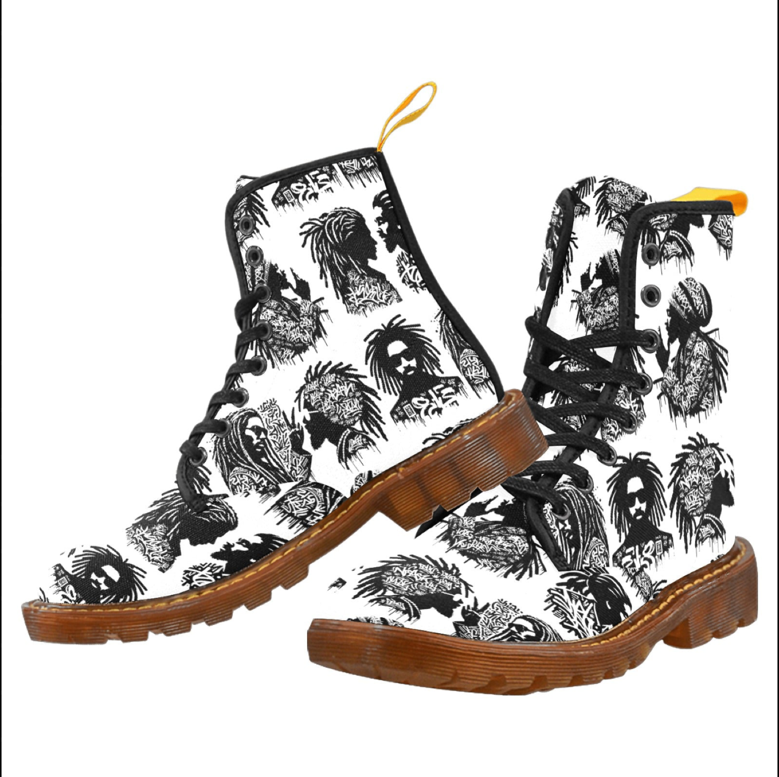 Men's Lace-Up Canvas Boots