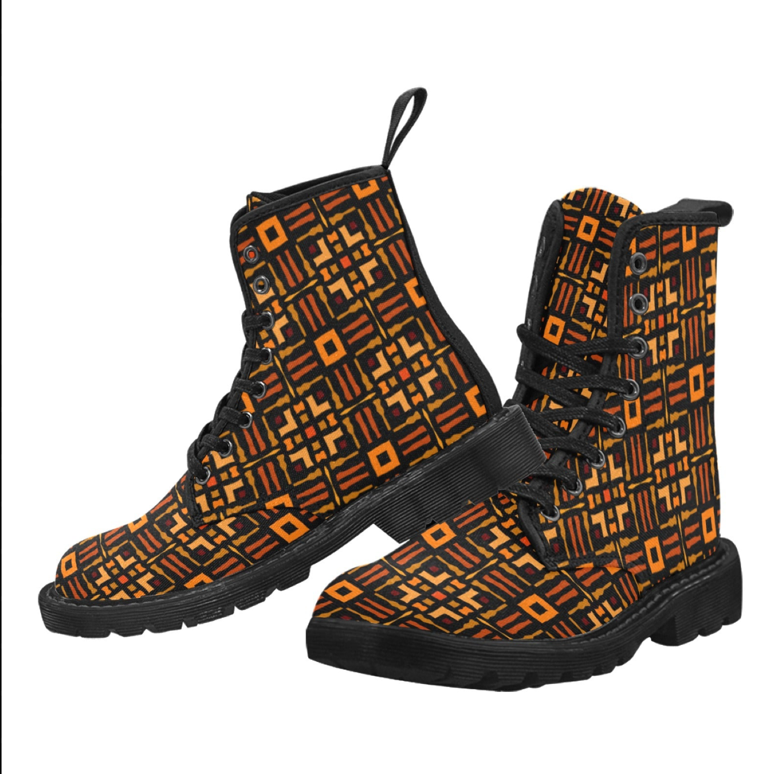 Men's Lace-Up Canvas Boots