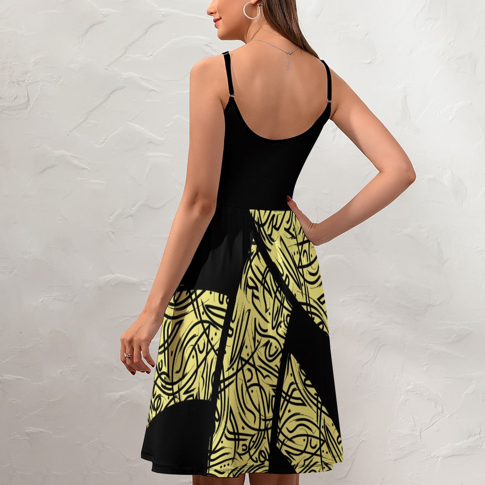 Women's Elegant Suspender Dress