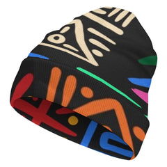 Unisex All-Over Print Knit Beanie