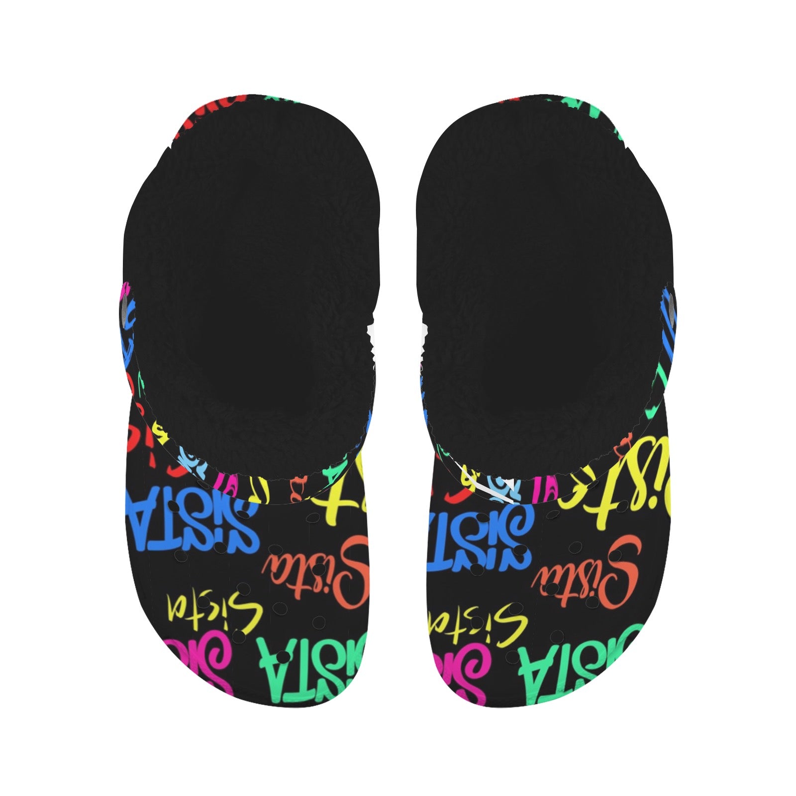 Unisex Custom Print Fleece-Lined Adult Clogs