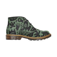 Men's Canvas Chukka Boots (Model 2402-1)