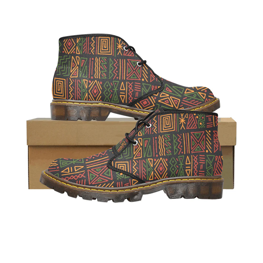 Men's Canvas Chukka Boots (Model 2402-1)
