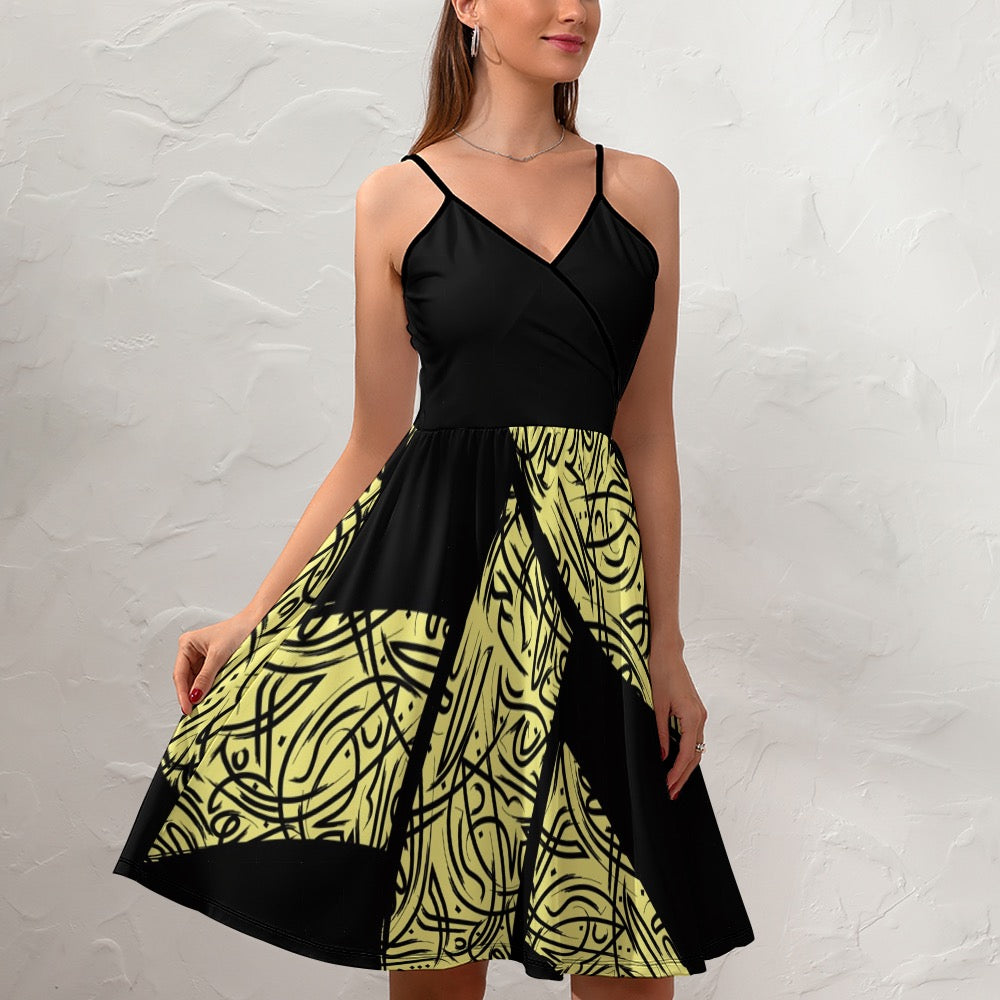 Women's Elegant Suspender Dress