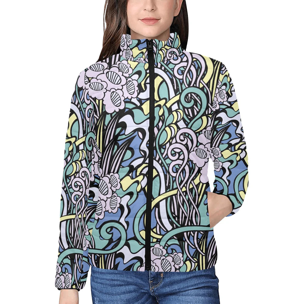 Women's Stand Collar Padded Jacket