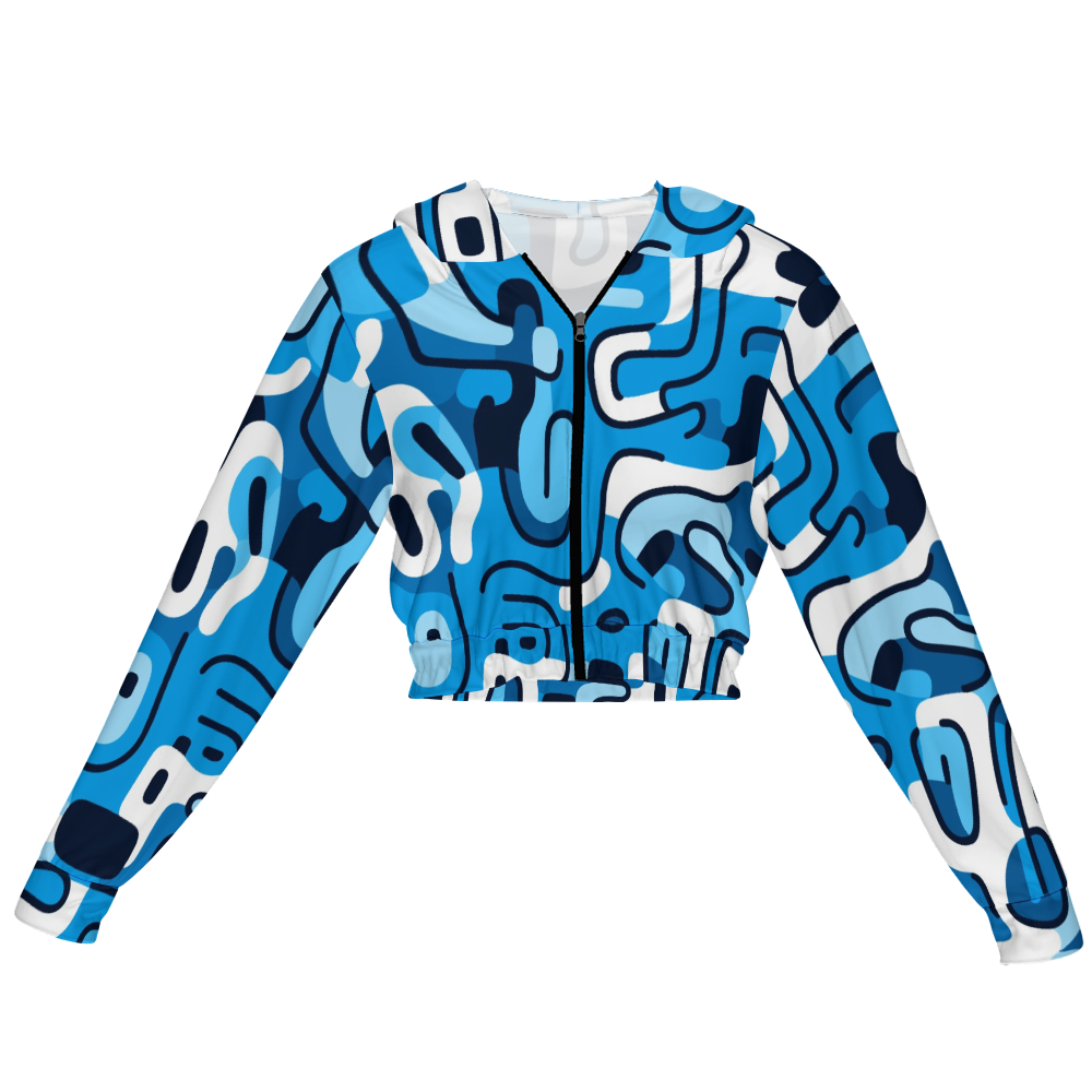 Women's Cropped Zip-Up Jacket