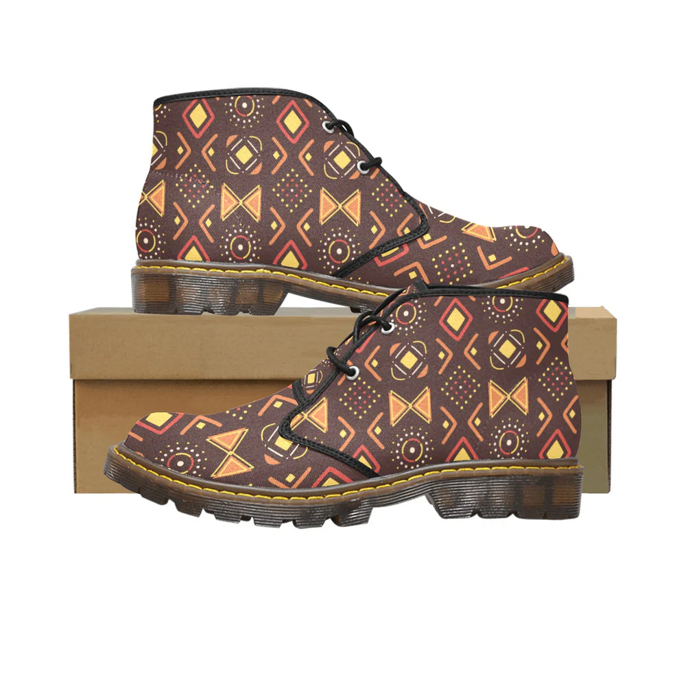 Men's Canvas Chukka Boots (Model 2402-1)