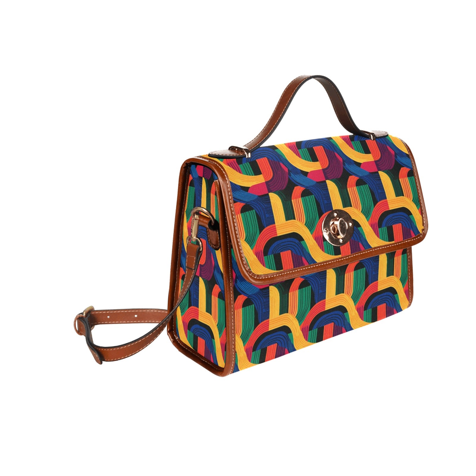 Waterproof Canvas Satchel (H1641)