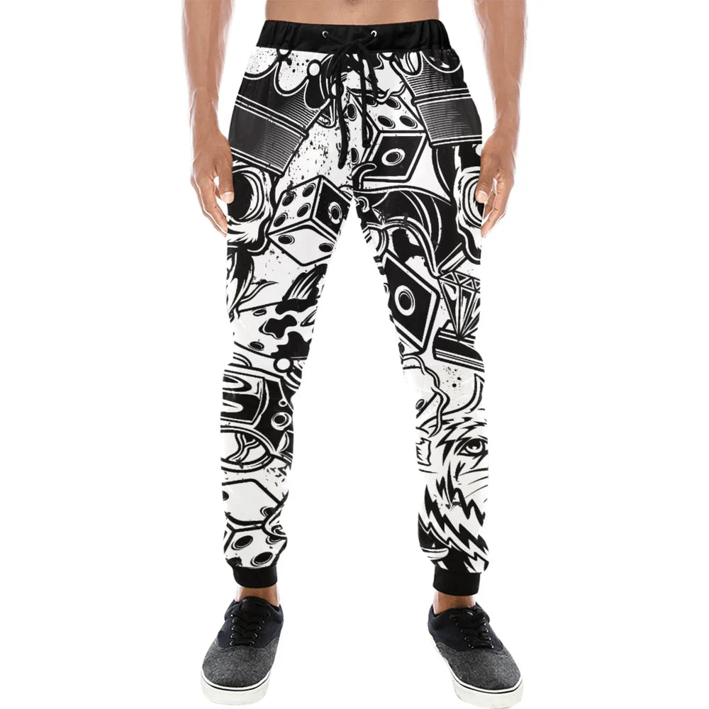 Men's All-Over Print Jogger Sweatpants