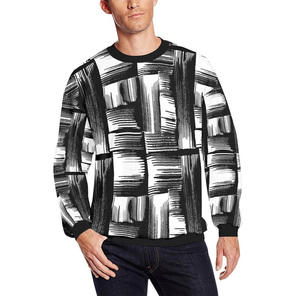 Men's All-Over Print Sweatshirt (Model H18)