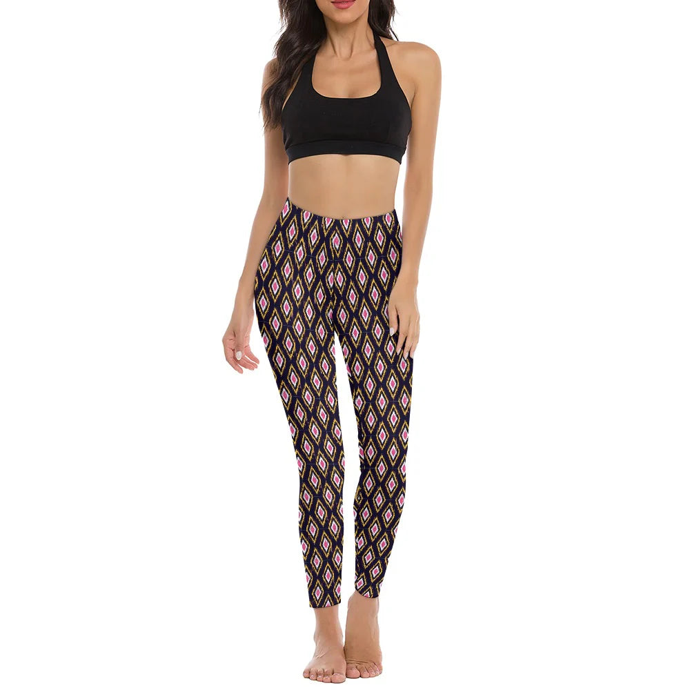 Women's Patterned Tight Yoga Pants