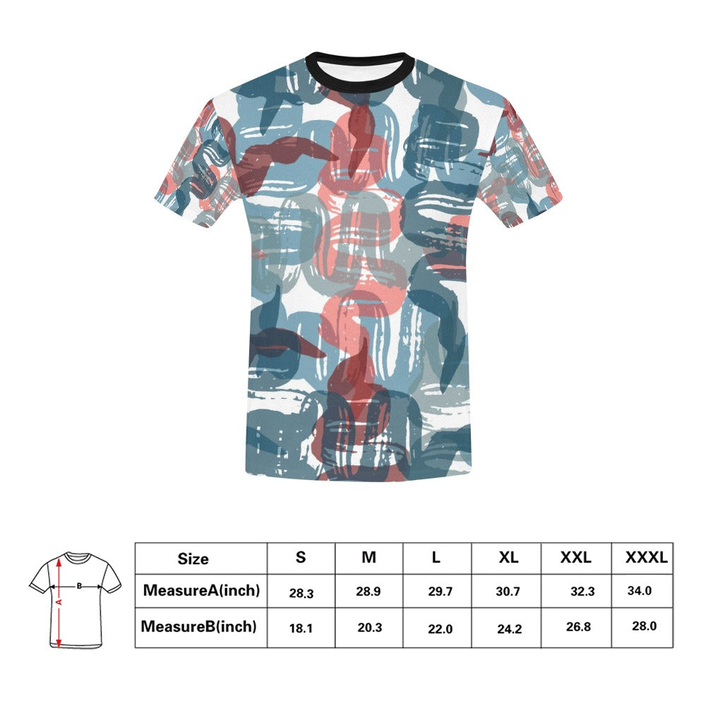 Men's All Over Print T-shirt (USA Size) (Model T40)