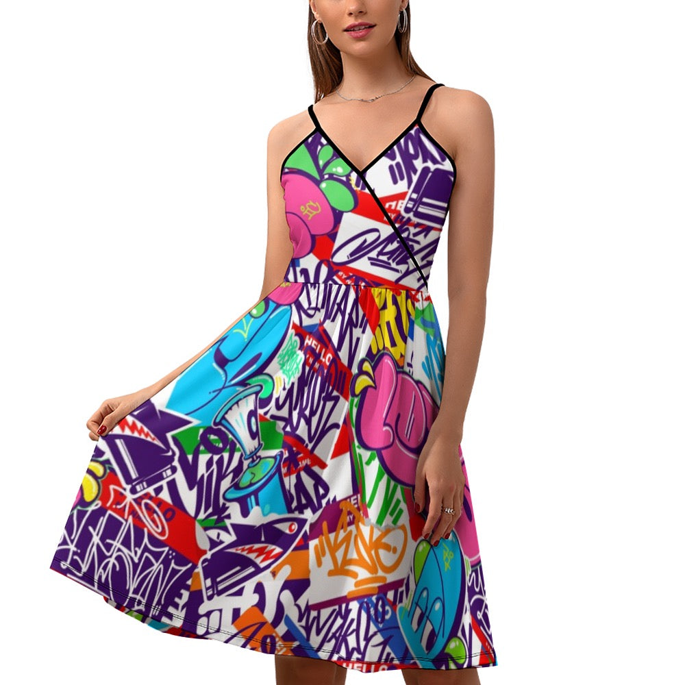 Women's Elegant Suspender Dress