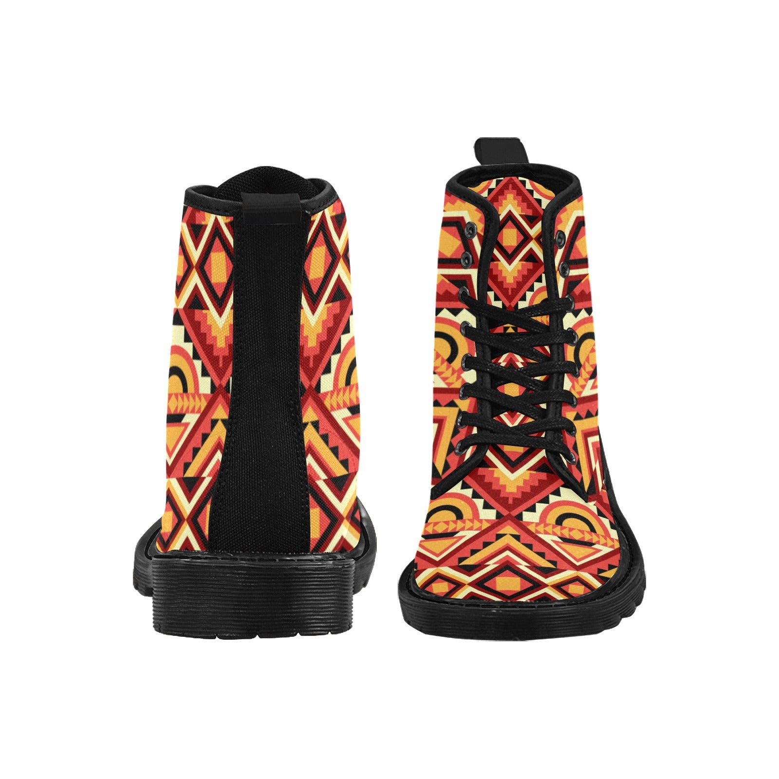 Men's Lace-Up Canvas Boots