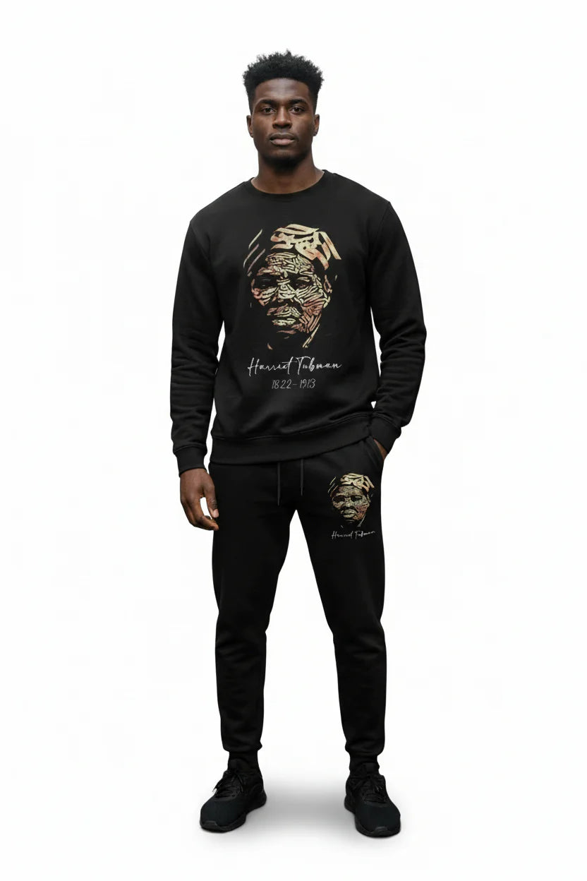 james baldwin graphic sweatsuit streetwear set