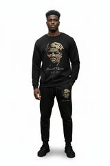 james baldwin graphic sweatsuit streetwear set