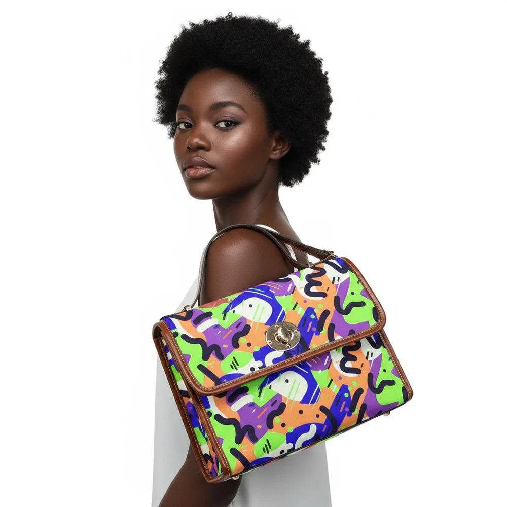 Waterproof Canvas Satchel (H1641)