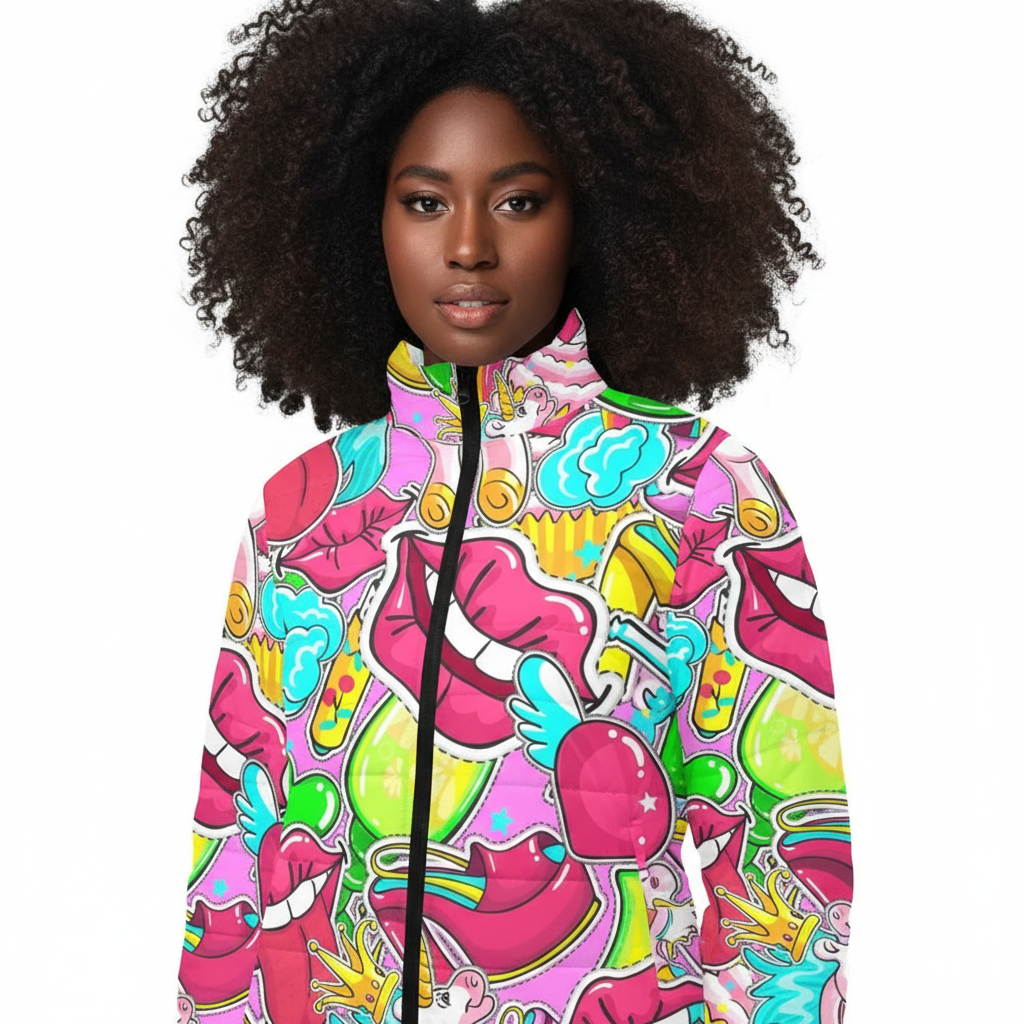Women's Stand Collar Padded Jacket