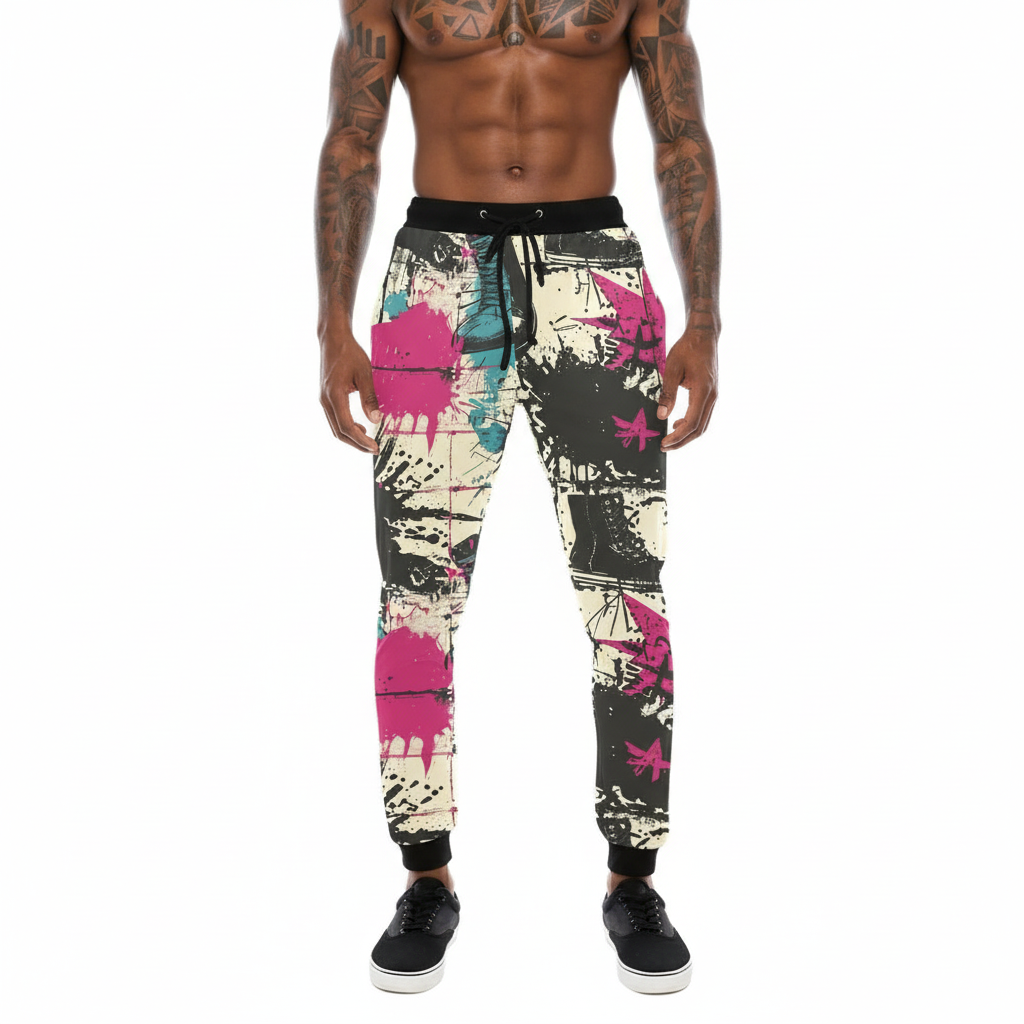 Men's All-Over Print Jogger Sweatpants