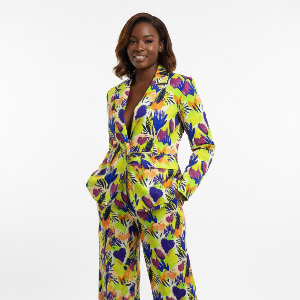Women's Casual Pants Suit Set