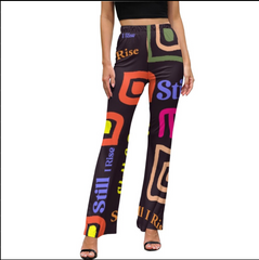Women's Afrocentric Harlem Renaissance Flared Pants